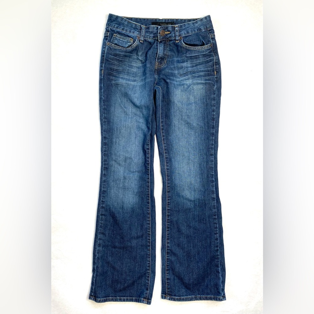 Calvin Klein Women's Ultimate Bootcut Dark Wash Jeans Size 27/4